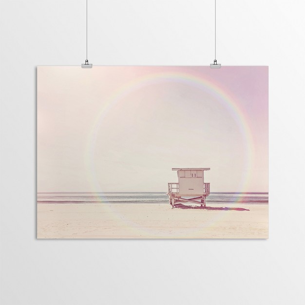 Americanflat Coastal Beach Hut By Sisi And Seb Poster Art Print