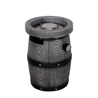 Clihome Outdoor Gray 14 in. Round Fire Pit Suitable for the Garden or Balcony CL-F1863