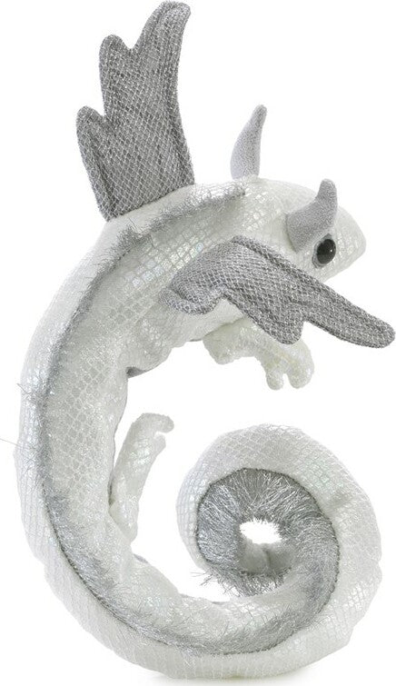 Pearl Dragon Wristlet Finger Puppet