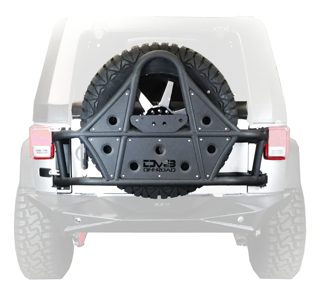 DV8 Offroad Body Mount Tire Carrier Tc1 Spare Tire Carrier