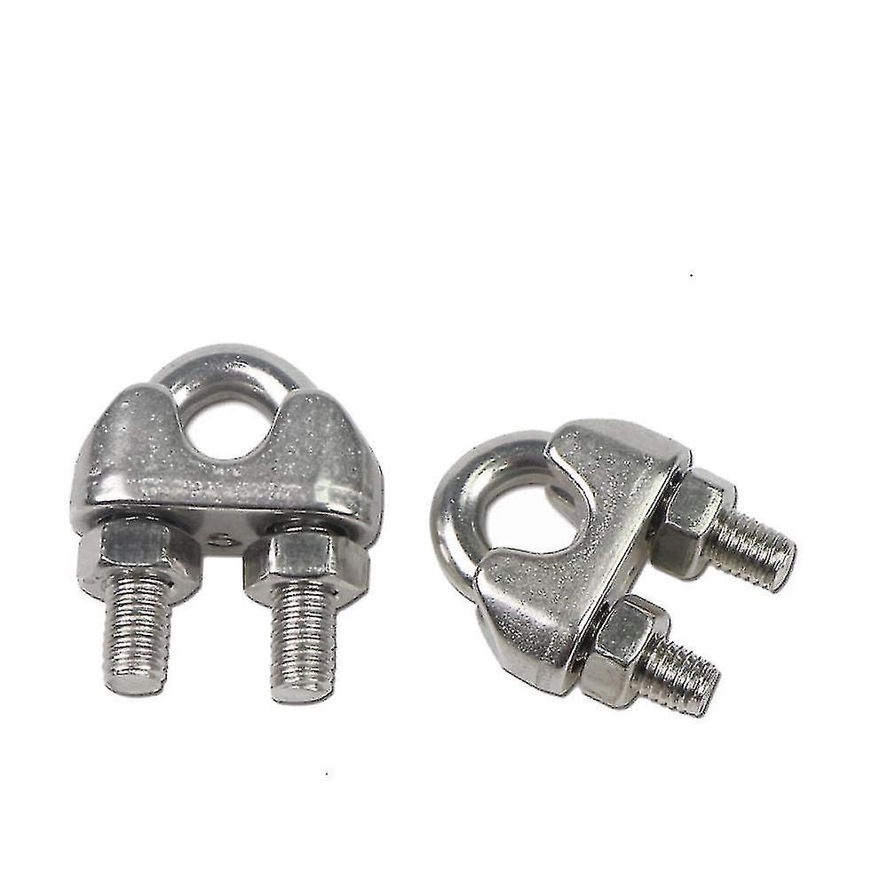 304 Stainless Steel Chuck， Steel Wire Chuck， U-shaped Chuck， Steel Wire Buckle， M4 (2 Pieces)