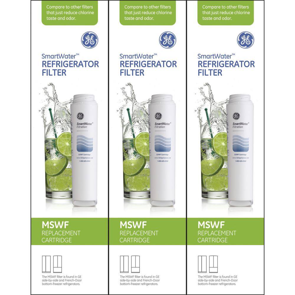 GE Refrigerator Water Filter (3-Pack) MSWF3PK