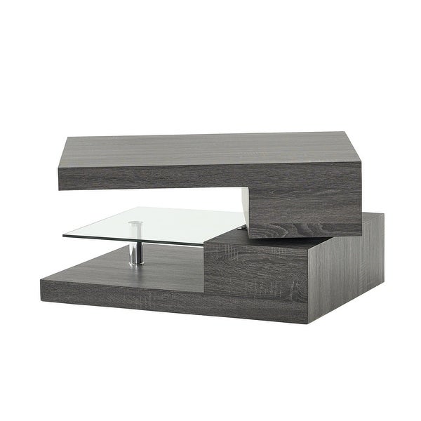 Michael Rectangular Rotating Wood Coffee Table by Christopher Knight Home - 23.75