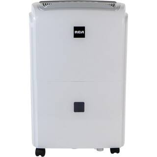 RCA 50 pt. up to 400 sq.ft. Dehumidifier with Built in Pump in White RDHP550-6COM