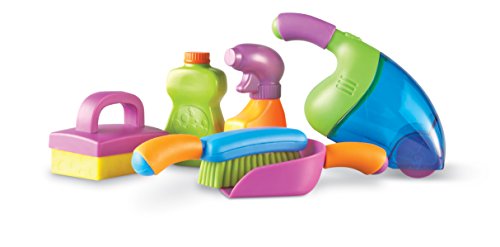 Learning Resources Clean It! My Very Own Cleaning Set， Toddler Imaginative Play， Preschool Toys， Ages 2， 3， 4+