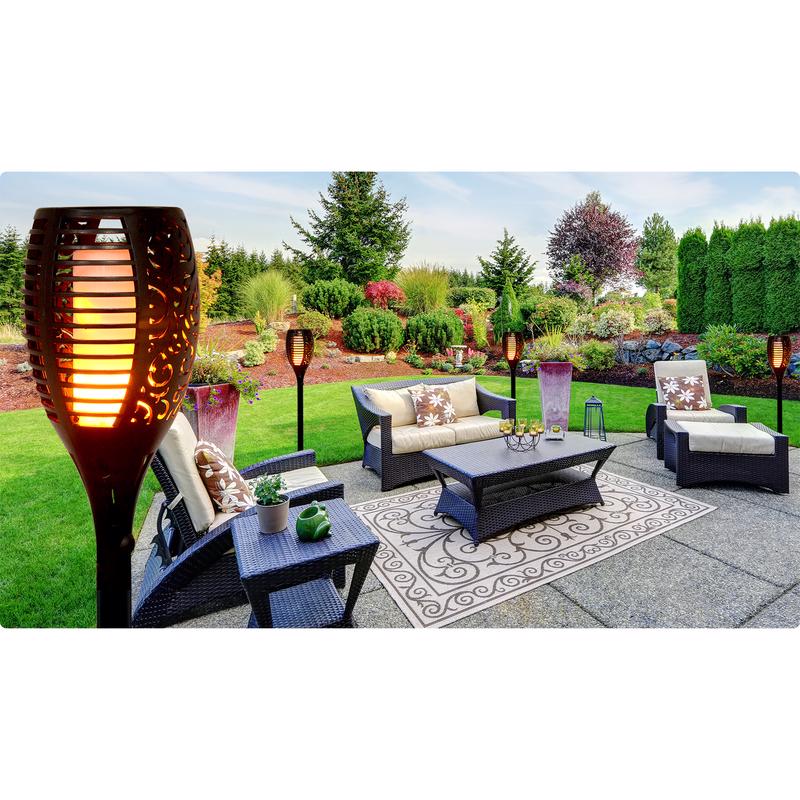 GARDEN TORCH LED 12-36