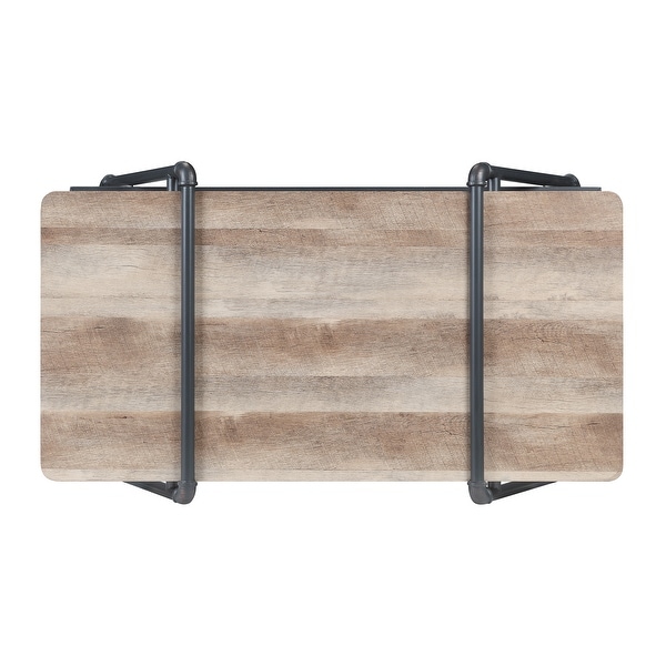 ACME Brantley Coffee Table in Oak and Sandy Gray Finish