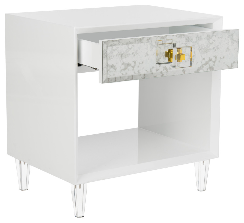 Safavieh Couture Aurelia Eglomise Side Table   Contemporary   Side Tables And End Tables   by Safavieh  Houzz