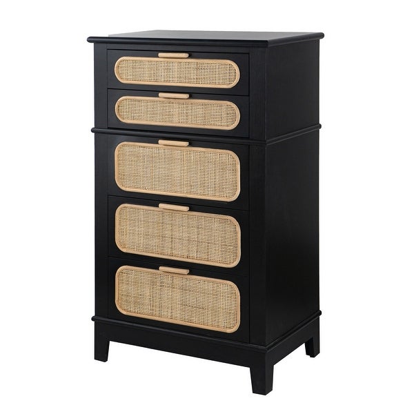 46Tall Mid-Century Style Storage Cabinet - - 37841575