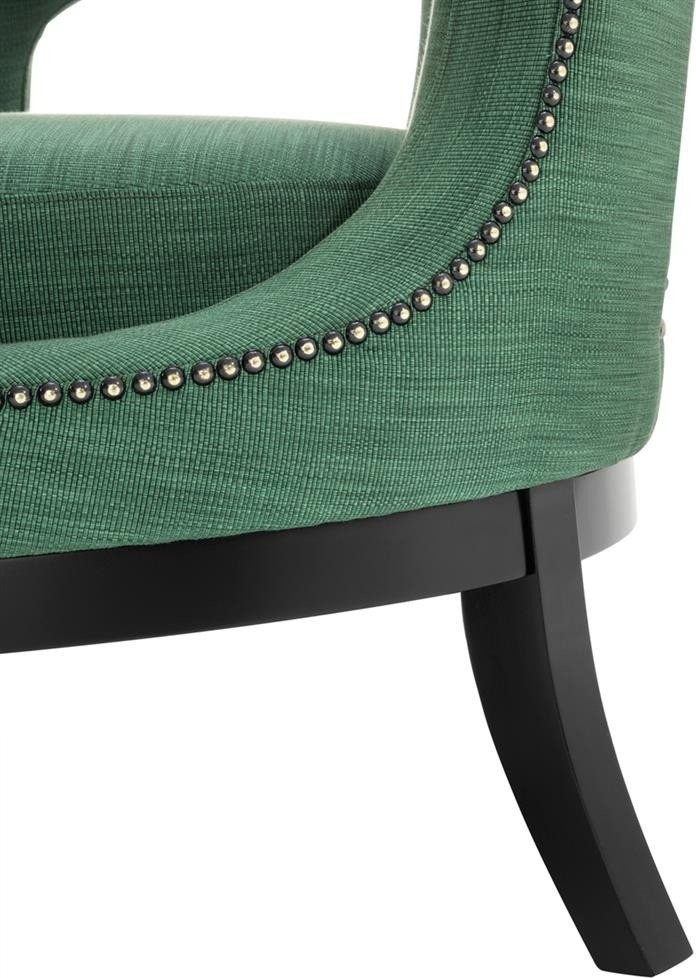 Green Upholstered Accent Chair  Eichholtz Adam   Transitional   Armchairs And Accent Chairs   by Oroa   Distinctive Furniture  Houzz