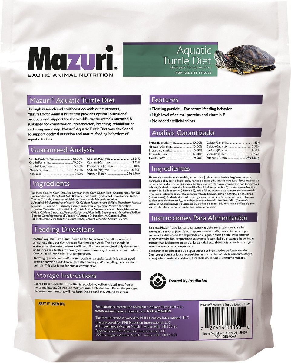 Mazuri Aquatic Turtle Food