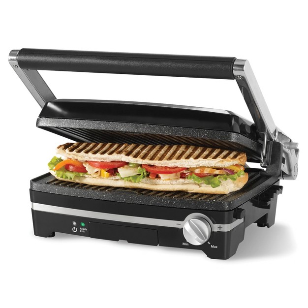 Starfrit The Rock 1 500 watt Panini Maker With Reversible Plates