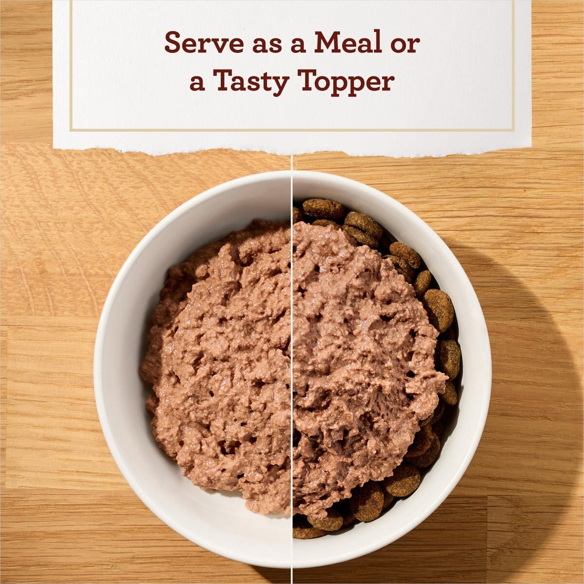 True Acre Foods Chicken and Liver Recipe Tender Loaf in Gravy， Wet Dog Food Cups