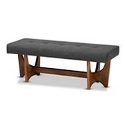 Baxton Studio Theo Padded Bench