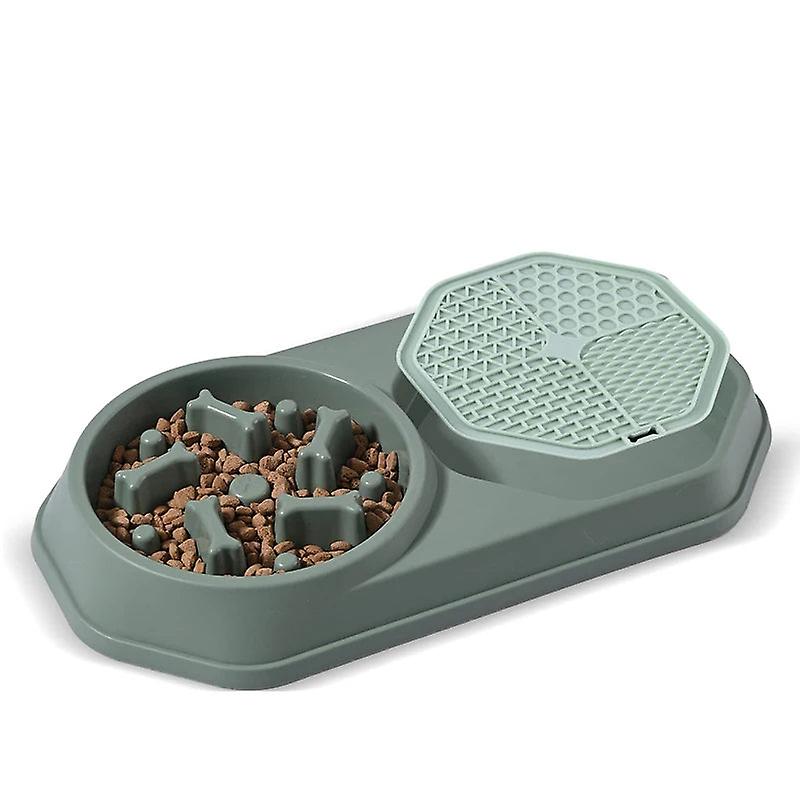 Non-skidding safe dog slow feeder bowl