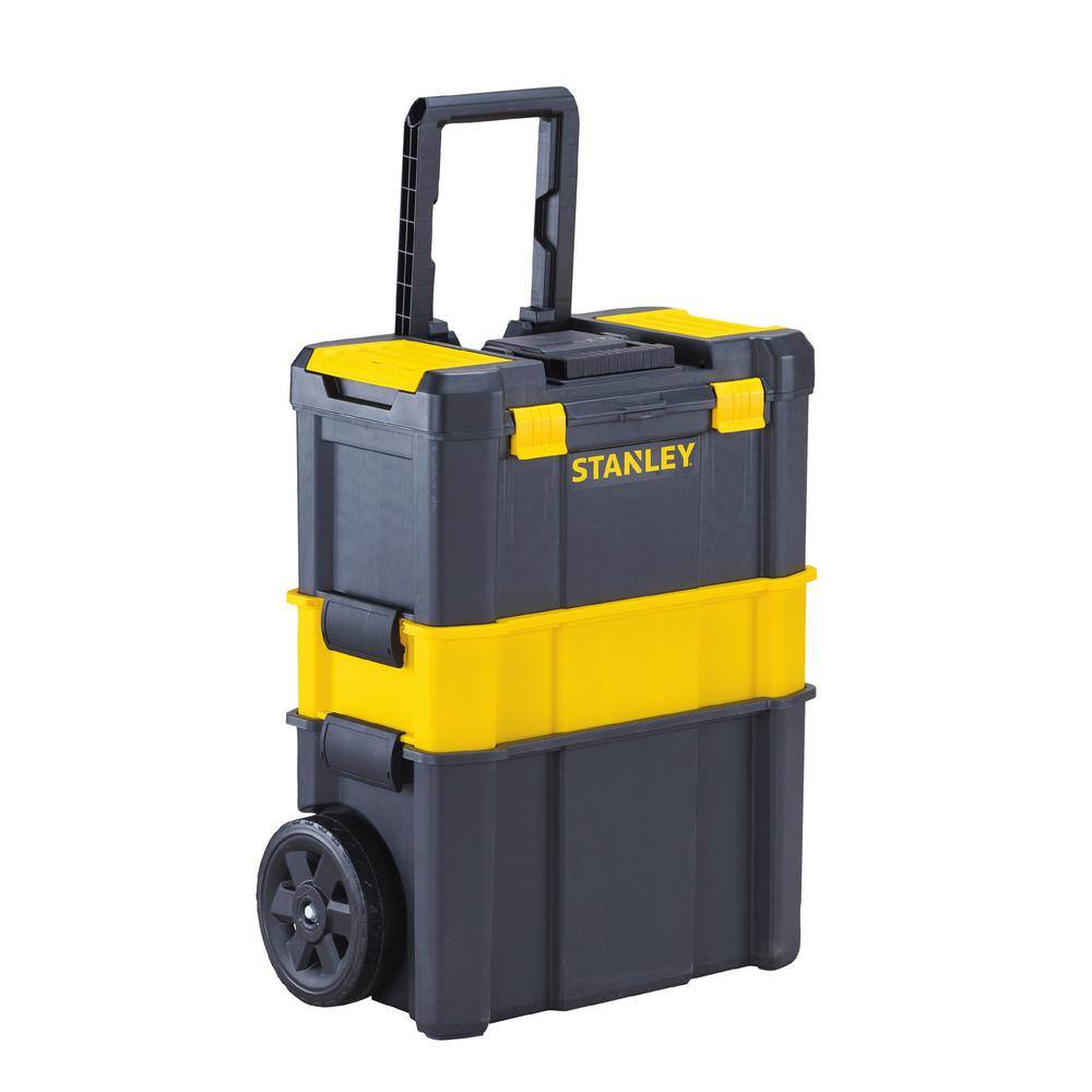 Stanley Essential 19 in. 3-in-1 Plastic Detachable Mobile Work Box STST18631