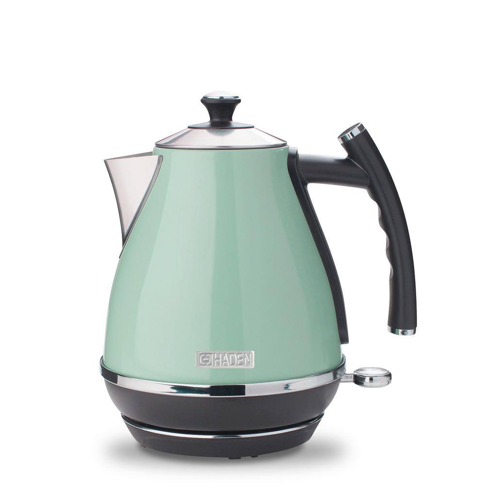 HADEN Cotswold 1.7 l 7-Cup Green Stainless Steel Electric Kettle with Auto Shut-Off and Boil-Dry Protection 75008