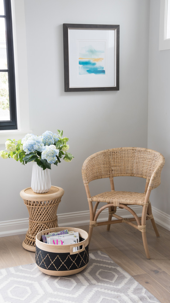 Rattan Cane Webbing Club and Dining Chair  Natural  Set of 2   Tropical   Armchairs And Accent Chairs   by KOUBOO  Houzz