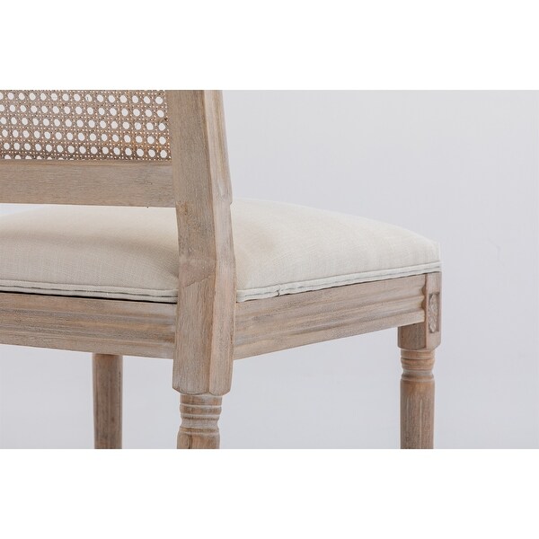 Dining Chair ，Seat of 2，Cream