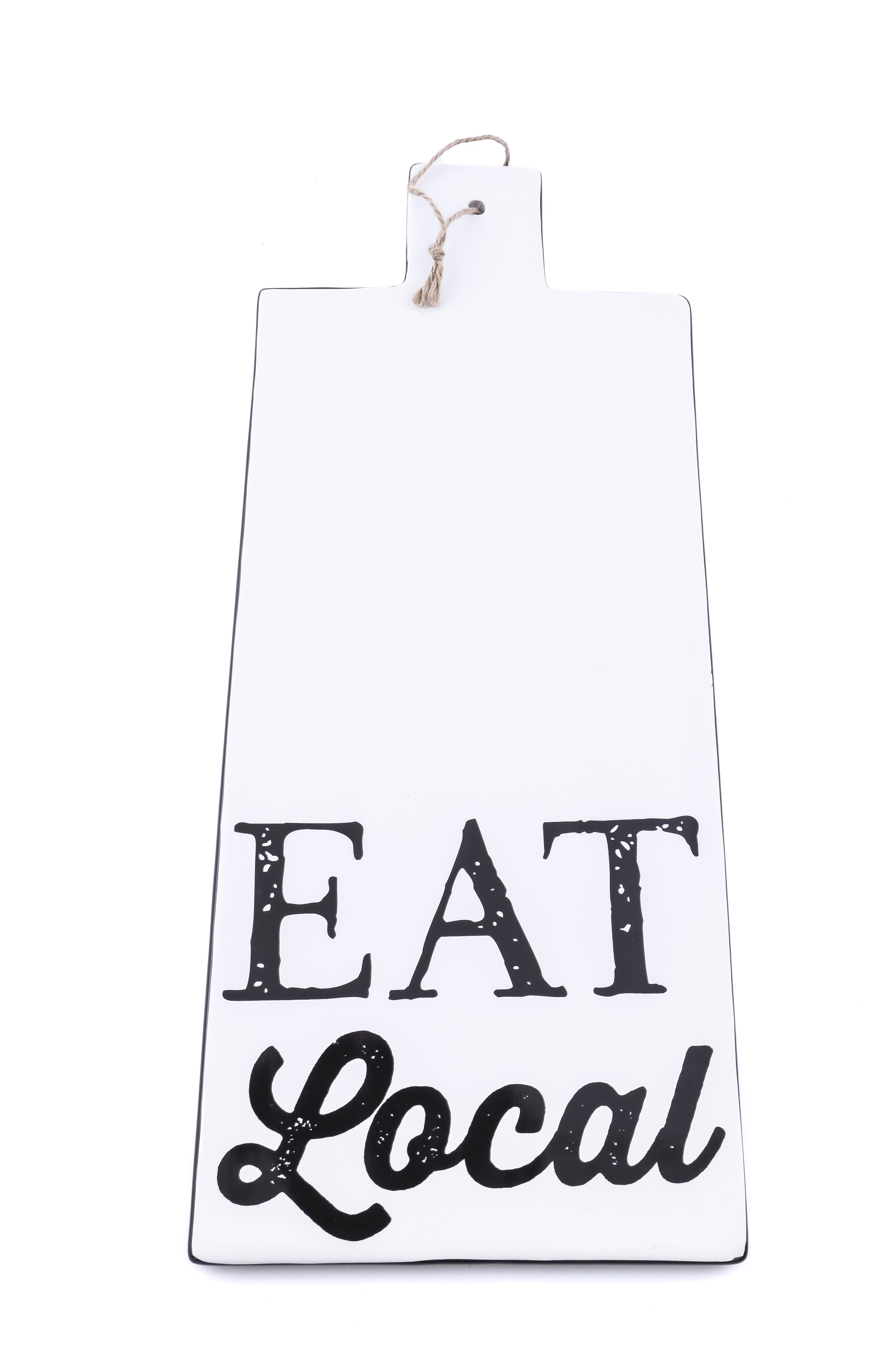 Rectangle Ceramic Eat Local Serve Board