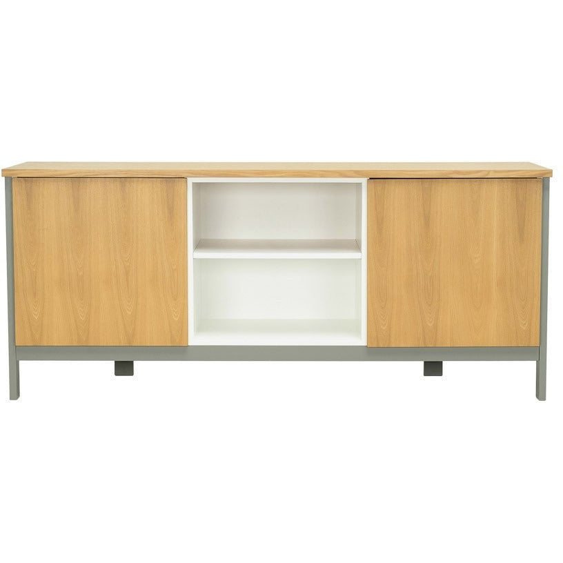 JARVY Sideboard Buffet 186cm - Natural & Grey