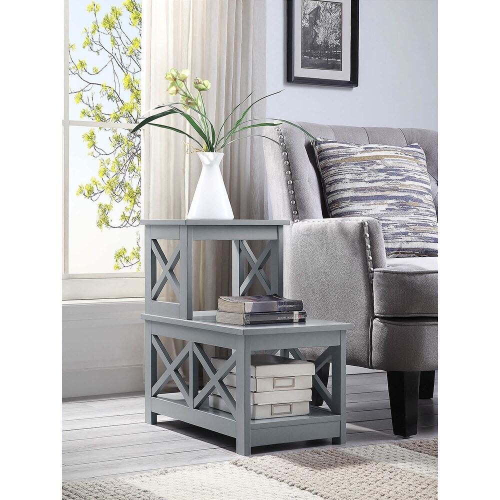 Convenience Concepts Oxford 2 Step Chairside End Table