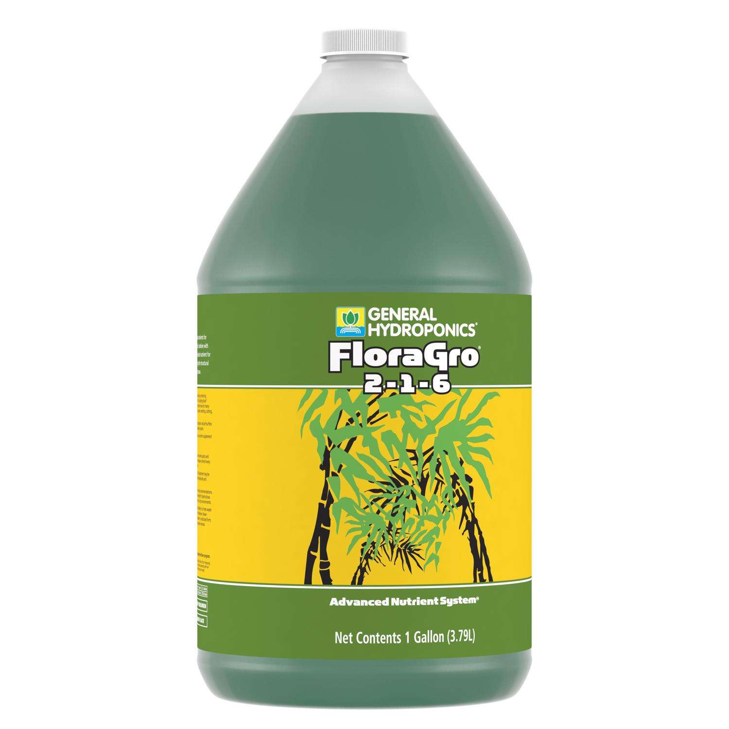 General Hydroponics FloraGro Nutrient System 1 gal