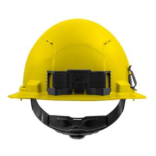 MW BOLT Yellow Type 1 Class C Full Brim Vented Hard Hat with 4-Point Ratcheting Suspension (10-Pack) 48-73-1203X10