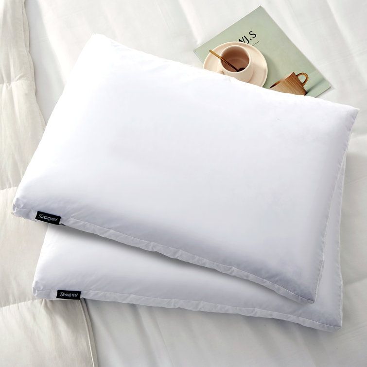 Beautyrest Microfiber Medium Firm 2-Inch Gusset Feather And Down Pillow- 2 Pack