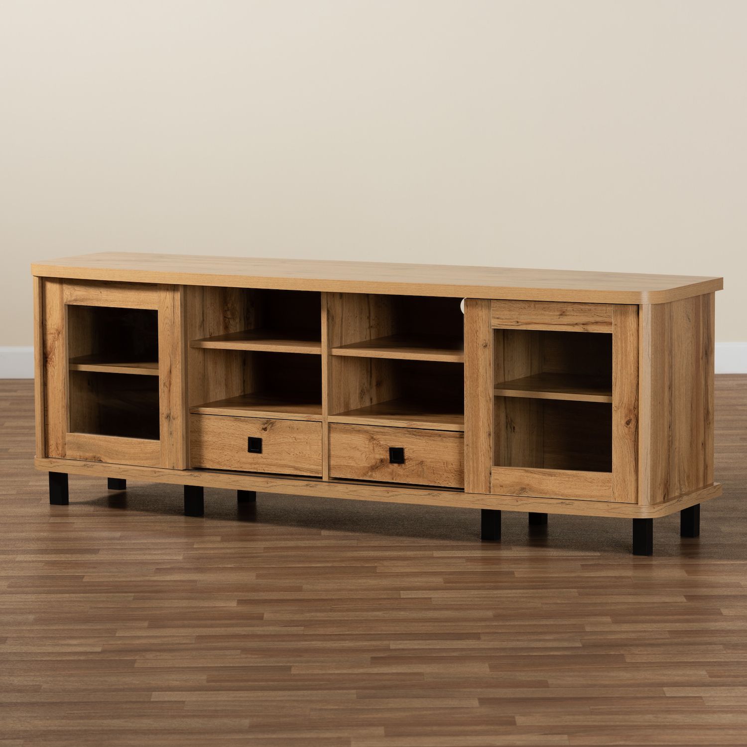 Baxton Studio Walda 2-Drawer TV Stand