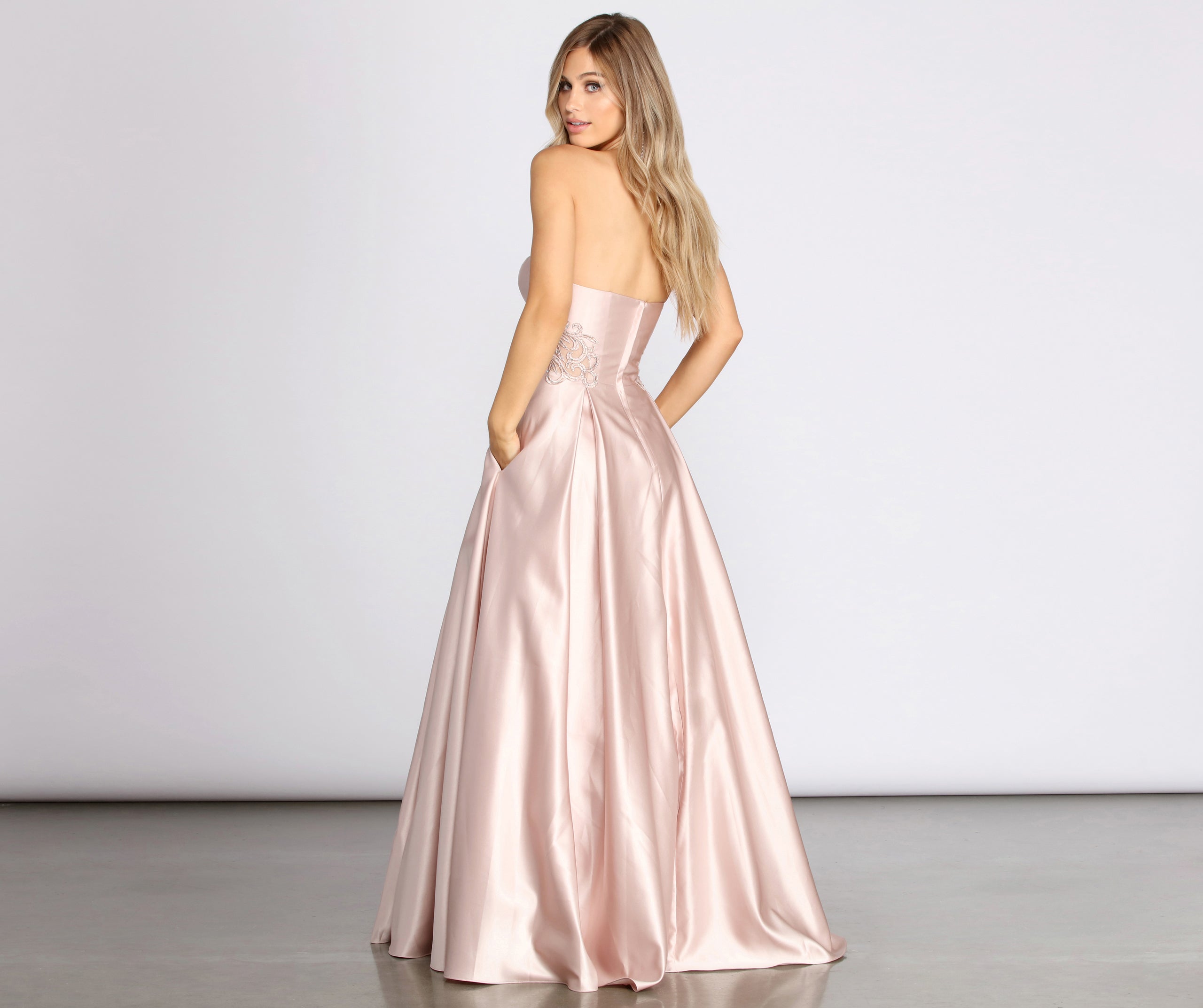 Nikita Strapless Sweetheart Ball Gown