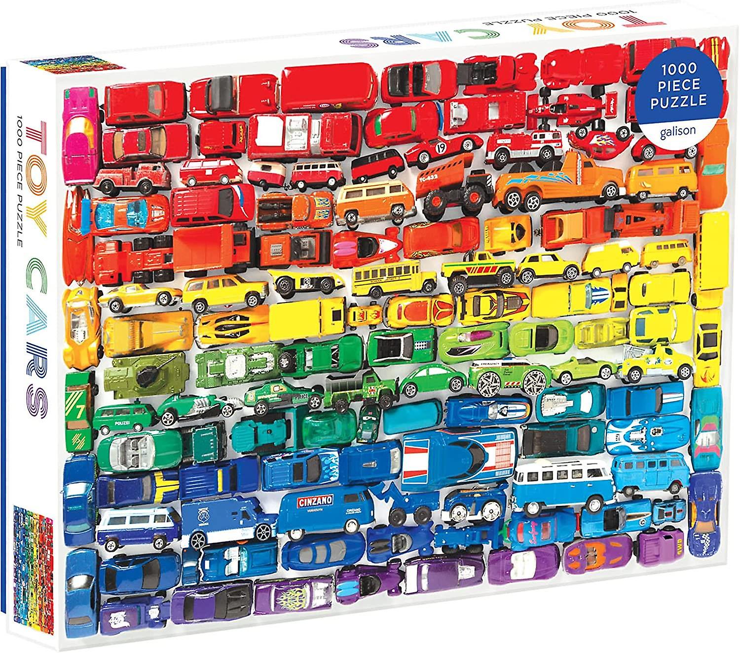 Galison Rainbow Toy Cars Jigsaw Puzzle (1000 Pieces)