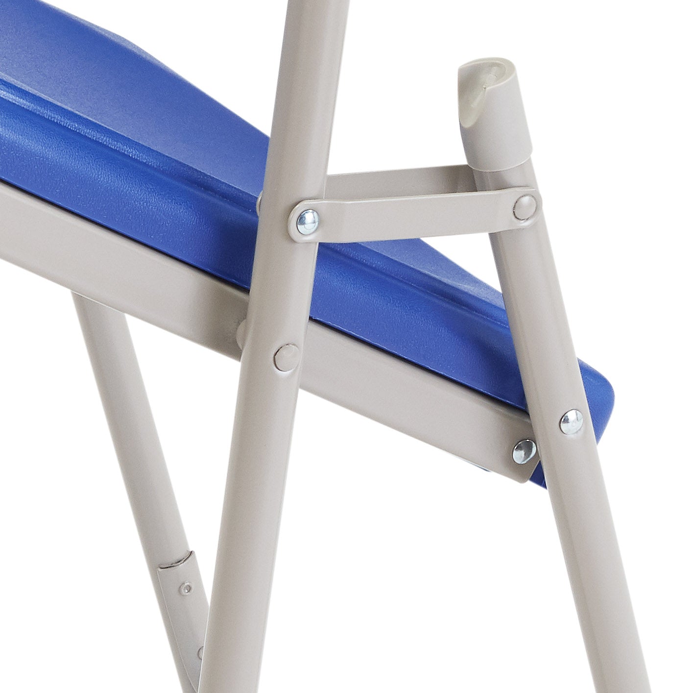 (Pack of 4) NPS 800 Series Premium Lightweight Plastic Folding Chair, Blue