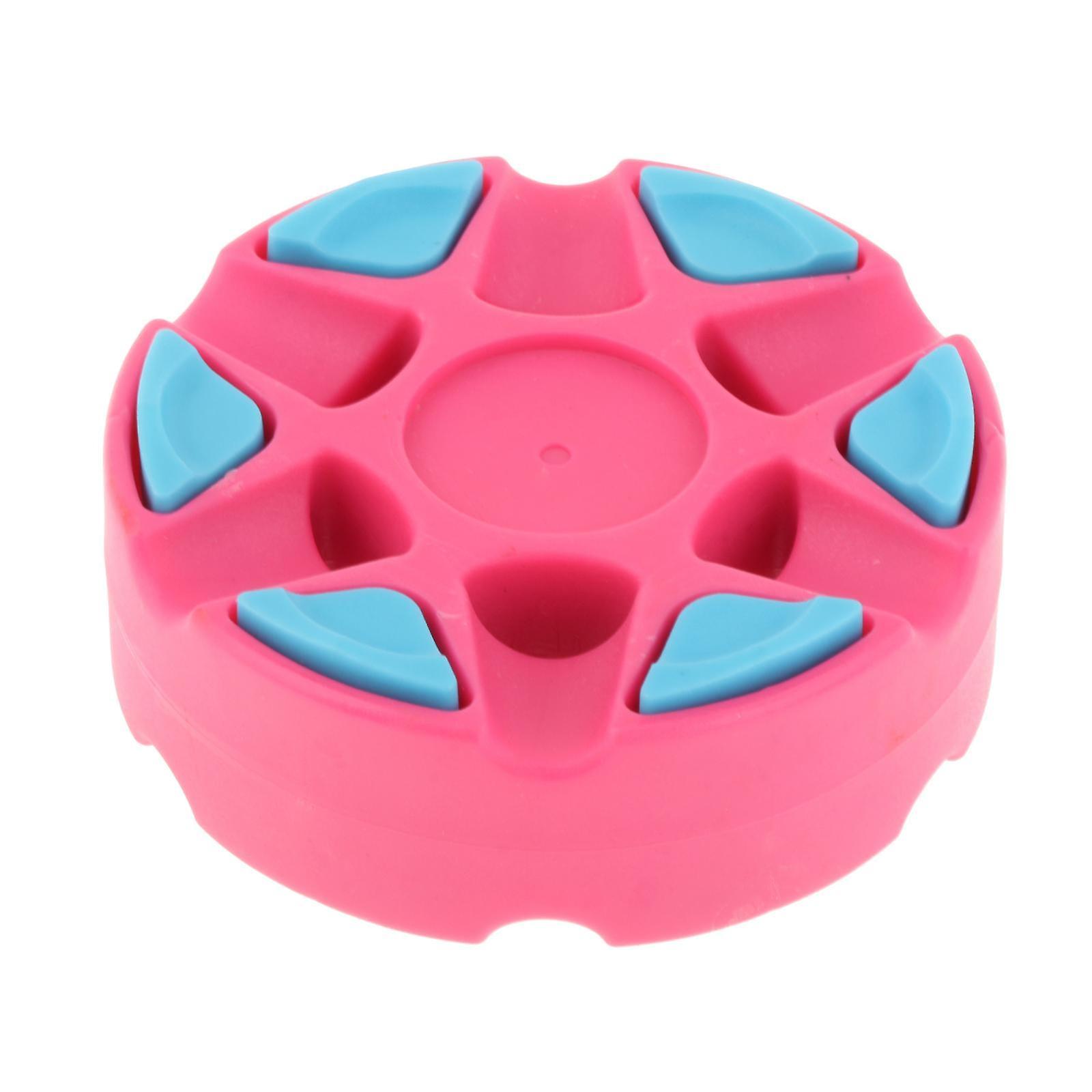 Inline Roller Hockey Puck Durable Multifunctional Ice Hockey Puck Equipment Pink