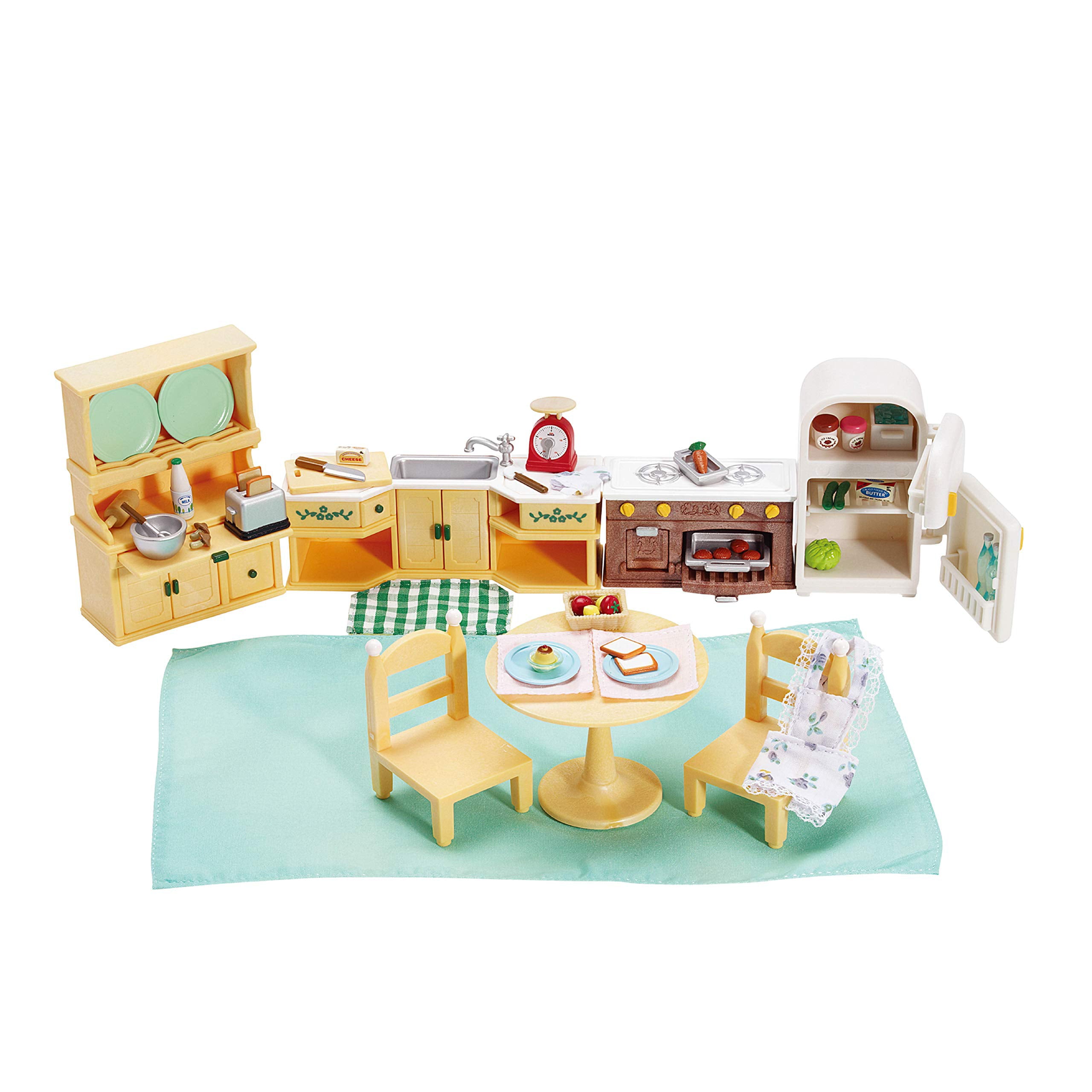 Calico Critters Deluxe Kozy Kitchen Set