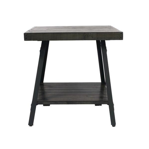 Carbon Loft Oliver Modern Rustic Wood End Table