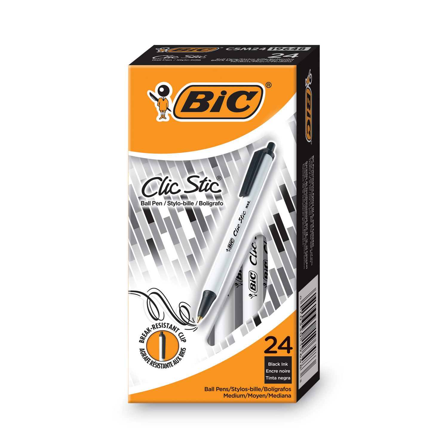 Clic Stic Ballpoint Pen Value Pack by BICandreg; BICCSM241BK