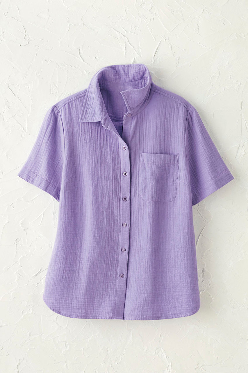 Summer Breeze Gauze Camp Shirt