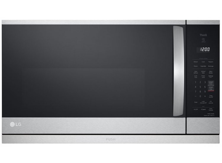 LG 2.1 Cu. Ft. PrintProof Stainless Steel Wi-Fi Enabled Over-The-Range Microwave Oven With EasyClean