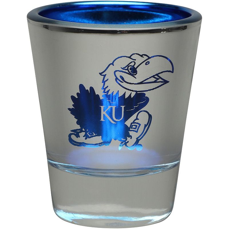 Kansas Jayhawks 2oz. Electroplated Shot Glass