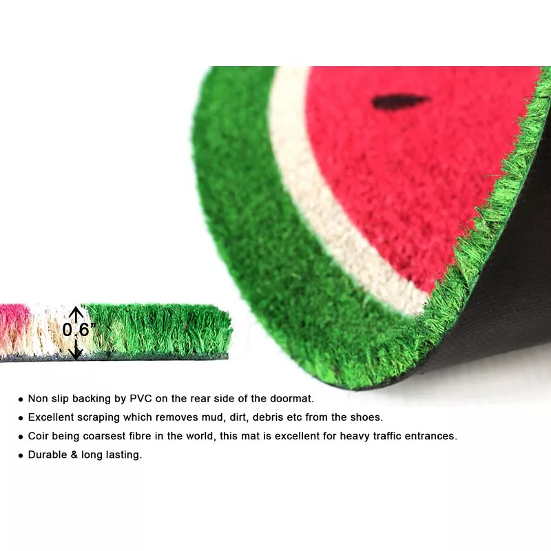 RugSmith Watermelon Doormat