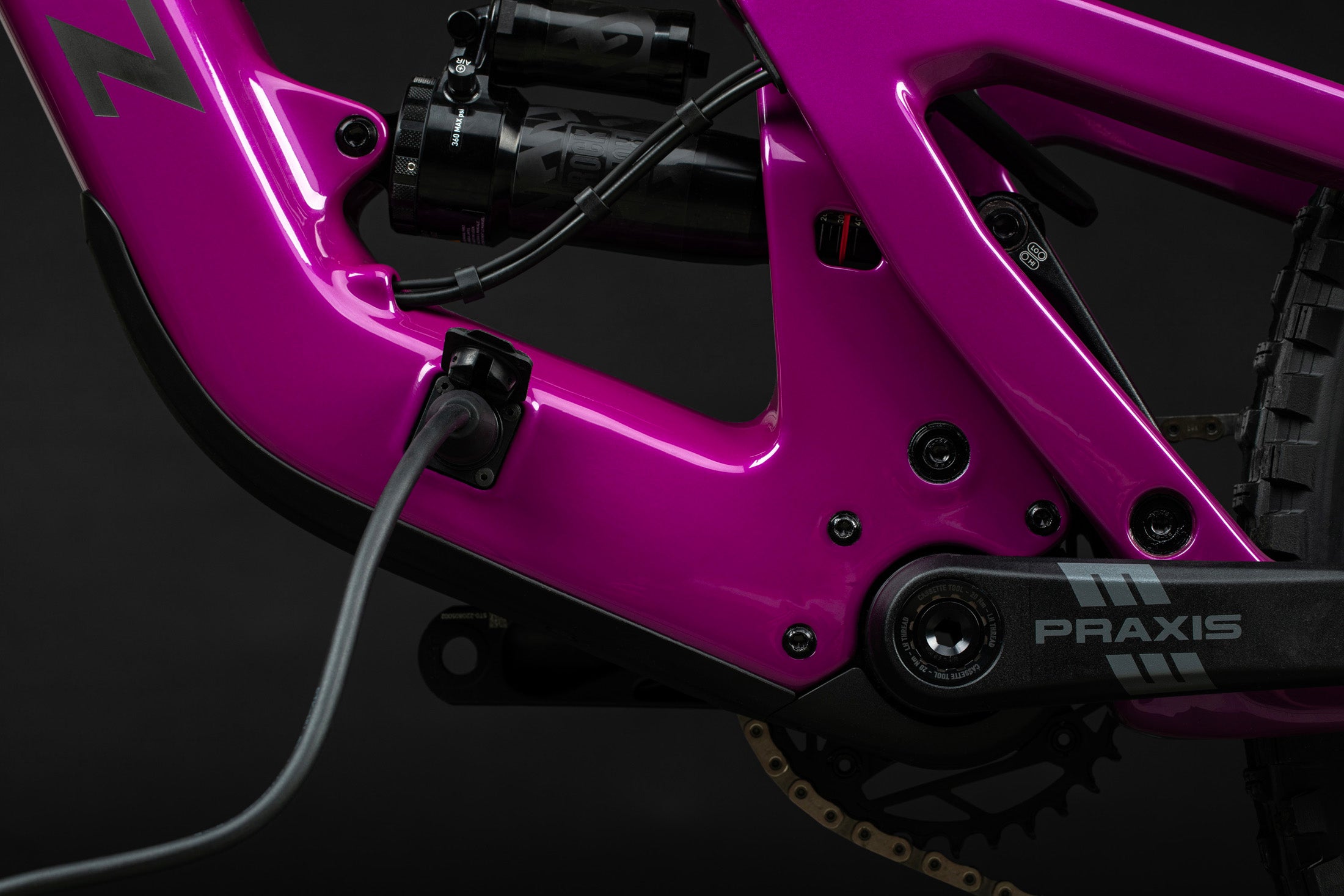 Santa Cruz Heckler SL Carbon MX - S Kit - Gloss Magenta - 2024
