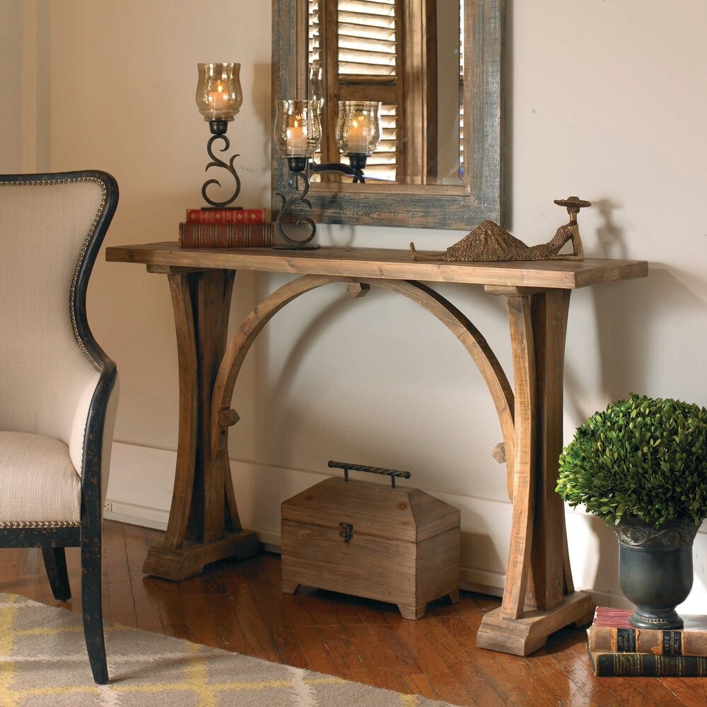 Uttermost Genessis Reclaimed Wood Console Table