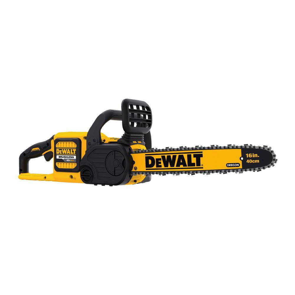 DW 60V MAX 16 in. Brushless Battery Powered Chainsaw Kit with (1) FLEXVOLT 9Ah Battery  Leaf Blower DCKO667X1