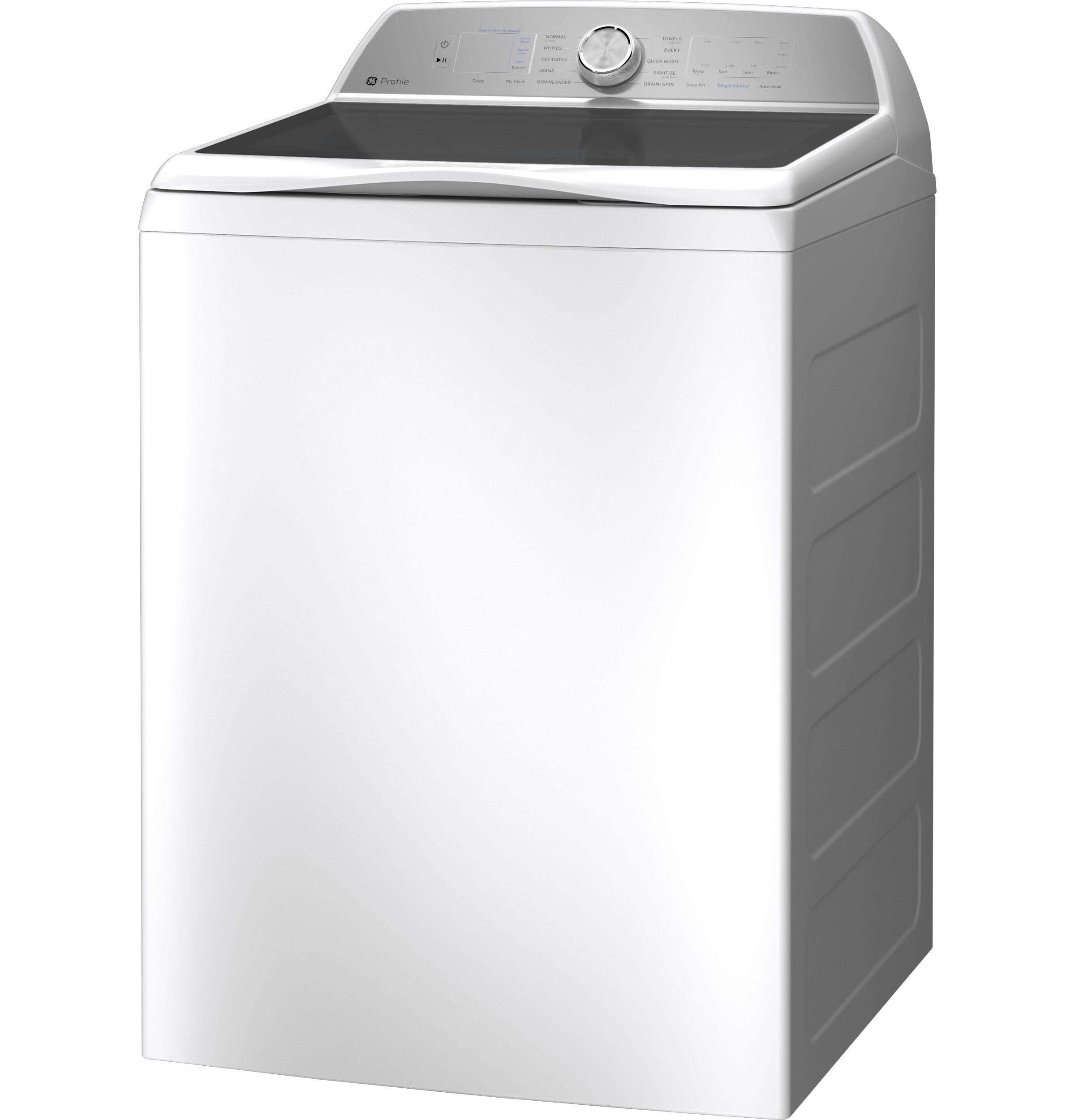 Ge Appliances PTW605BSRWS Ge Profile™ 4.9 Cu. Ft. Capacity Washer With Smarter Wash Technology And Flexdispense™