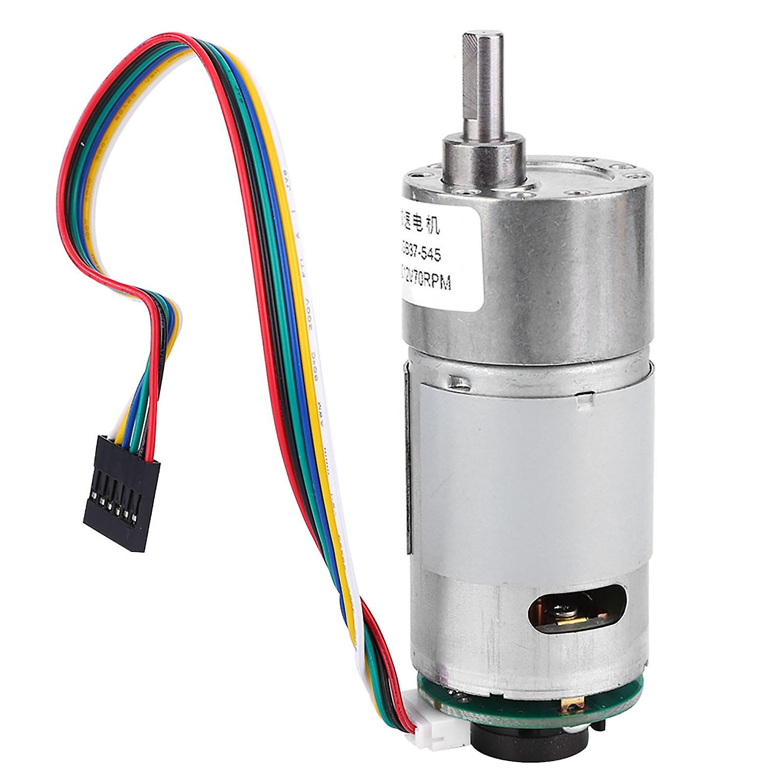 Large Torsion Gear Motor With Encoder 12/24v Power Speed Reduction Motor(12v 800 Rpm)