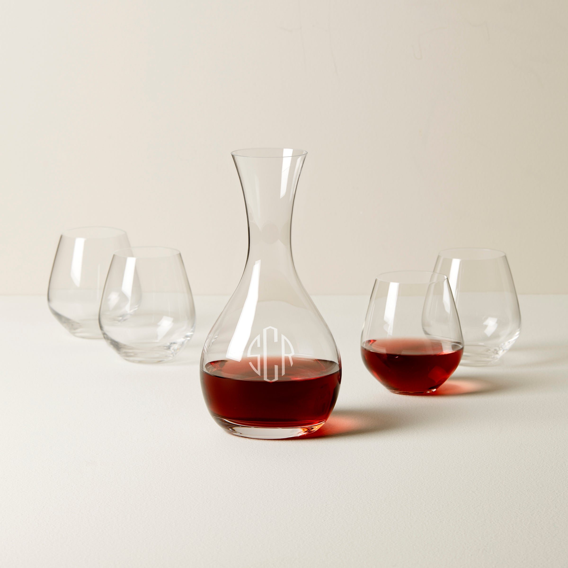 Personalized Tuscany Classics 5-Piece Decanter Set