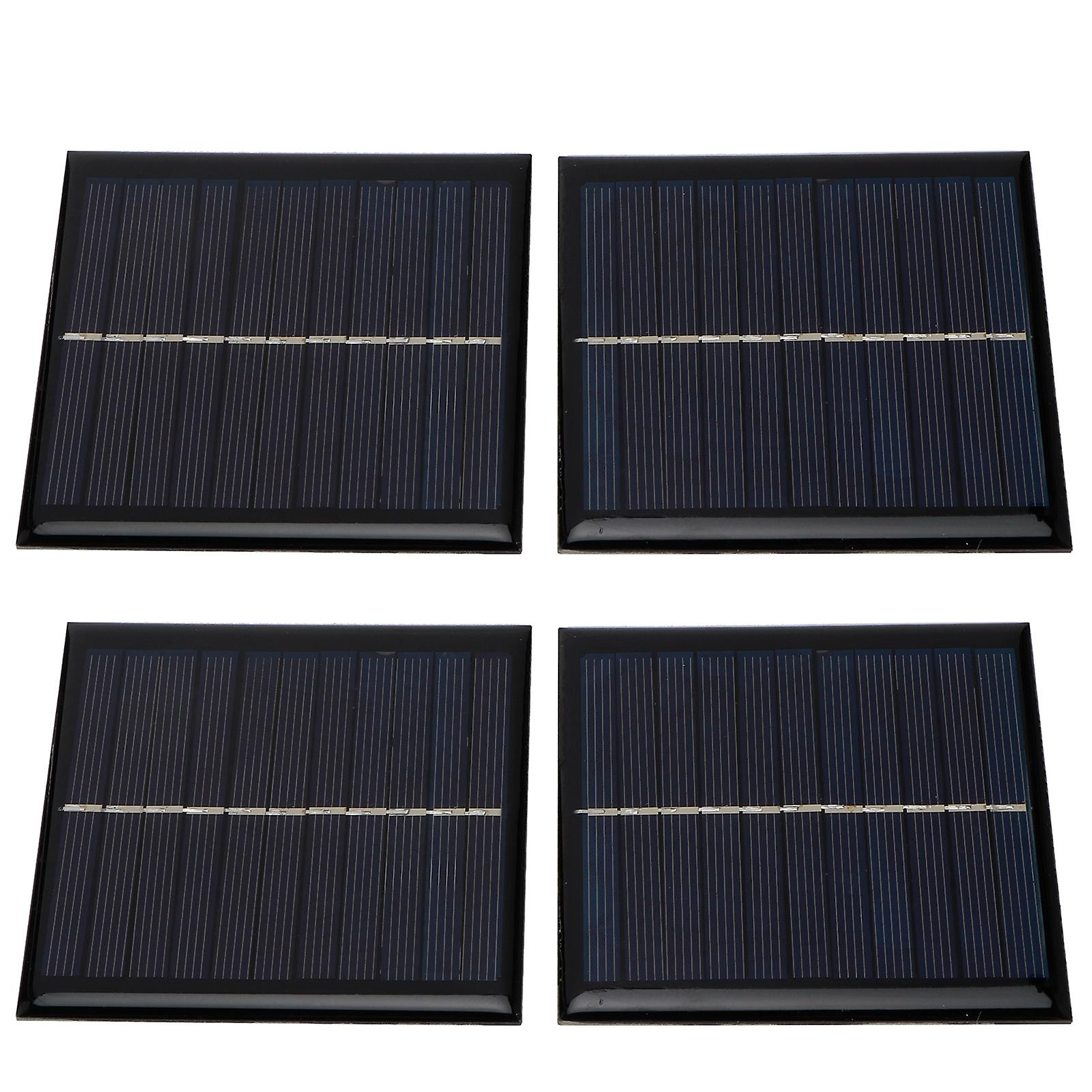 4pcs 1w 5.5v Micro Solar Panels High Conversion Rate Solar Cell Module 95 X 95mm