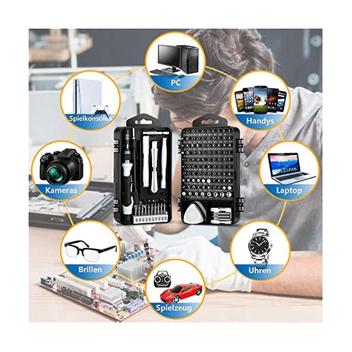 Precision Mechanic Tool Set， 138 In 1 Precision Mechanic Screwdriver Set Magnetic， Mini Screwdriver