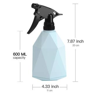 Dyiom Blue 0.15 gal. Rainwater Harvesting System Outdoor Handheld Empty Adjustable Nozzle Spray Bottles B07T9JJ87W